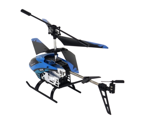 Aluminum RC Helicopter 2.4G Blue 15 Minutes Flight