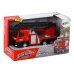 Red Fire Truck With Extendable Ladder Boom