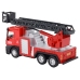 Red Fire Truck With Extendable Ladder Boom