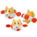 Mechanical Bath Toy Wind-Up Fox in a Wheel