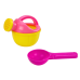 Sand Bucket Set Watering Can Molds Pink Sweets 8 pcs.