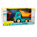 Cartoon Tipper Truck Turning DIY Turquoise