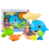 Blue Dolphin Water Toy Bath Set