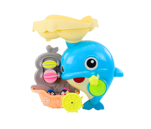 Blue Dolphin Water Toy Bath Set