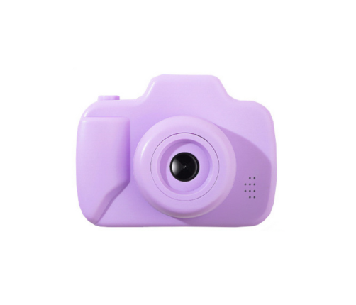 Camera For Kids Photos Recording Games Memory Card 64GB Purple