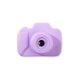 Camera For Kids Photos Recording Games Memory Card 64GB Purple