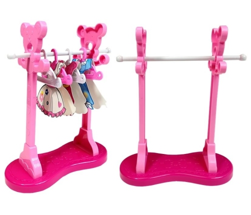 Pink Iron Ironing Set Ironing Board Hangers