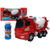 Concrete Mixer Batteries Red Lights Sounds Bubble Generator