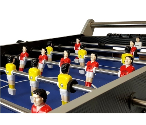 Large Soccer Table Gray Table Football on Wheels