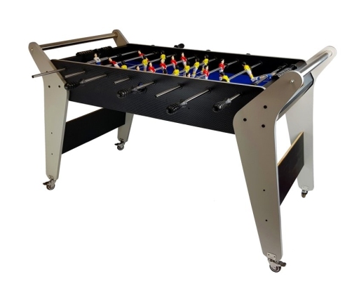 Large Soccer Table Gray Table Football on Wheels