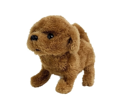 Interactive Puppy Battery Operated Brown Walks Moves His Tail Sound