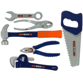 Handyman Set Tools Screwdriver Hammer Saw