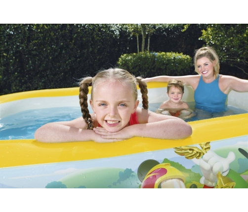 Mickey Mouse Inflatable Pool 262 x 175 x 51 cm Bestway 91008