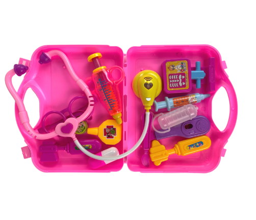 Little Doctor Set Case Pink Stethoscope