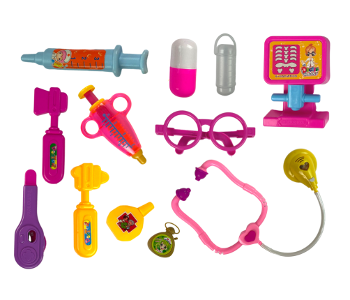 Little Doctor Set Case Pink Stethoscope