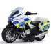 Police Motorcycle 1:14 Pull-Back Drive Sound Lights