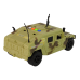 Car Military Vehicle Fractal Drive Bright Moro