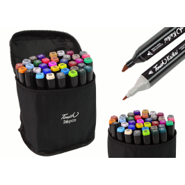 Set of 36 Double-sided Alcohol Markers Pro Touch + Bag