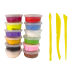 Creative Play Dough Set Cups 12 Colours