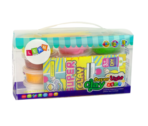 Creative Play Dough Set Cups 12 Colours