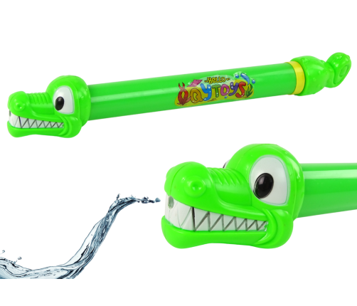 Water Gun Crocodile 45 cm Green Garden