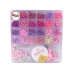 Jewellery Making Bead Set Pink Pendants Clips