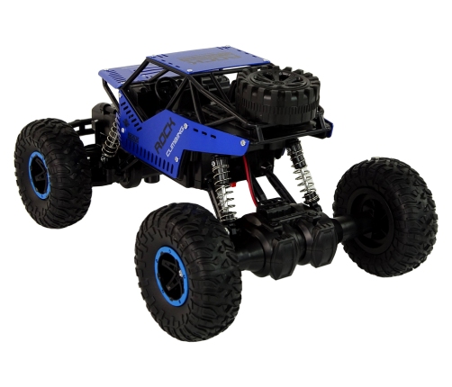 Remote Controlled RC Car 1:16 Black Blue