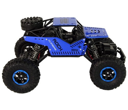 Remote Controlled RC Car 1:16 Black Blue