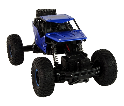 Remote Controlled RC Car 1:16 Black Blue