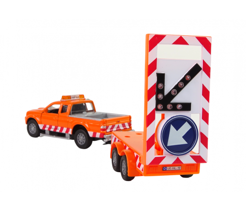 Mitsubishi Pick-up Truck with trailer Light effects 27cm HY0007