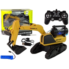 Large Remote Controlled Yellow Crawler Excavator