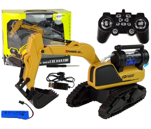 Large Remote Controlled Yellow Crawler Excavator