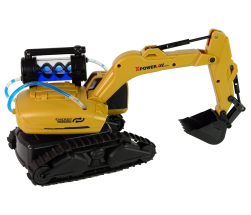 Large Remote Controlled Yellow Crawler Excavator