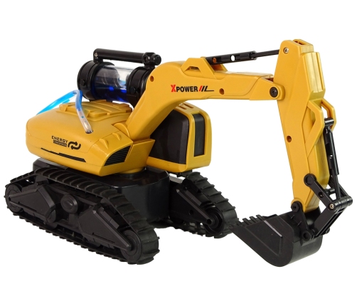 Large Remote Controlled Yellow Crawler Excavator