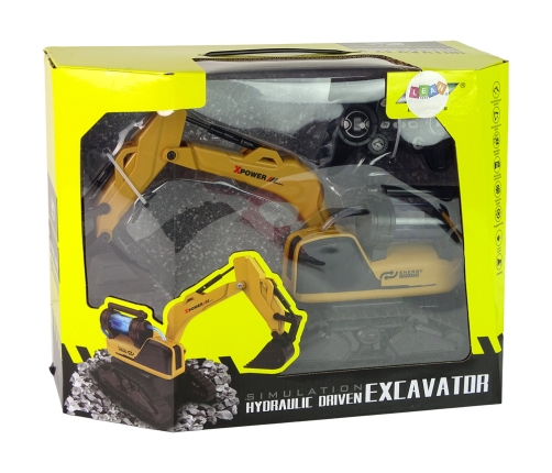 Large Remote Controlled Yellow Crawler Excavator