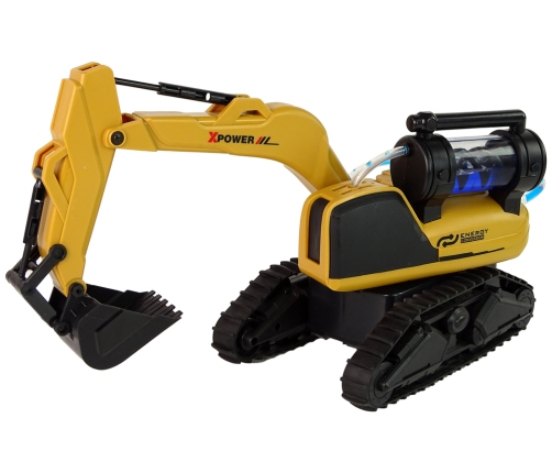 Large Remote Controlled Yellow Crawler Excavator