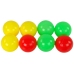 Set of rubber ball bath toys