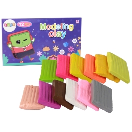 Modeling Clay 12 Colors Pastel Vibrant Colors Mix Set