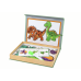 Educational Magnetic Puzzle Set With a Dinosaur Theme