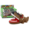 Arcade Game Biting Dinosaur Triceratops Brown Lights Sounds