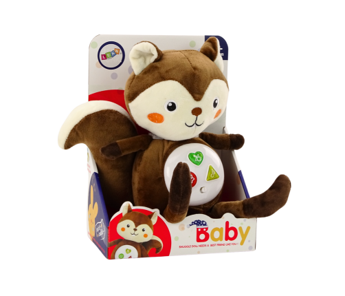 Plush Squirrel Interactive Educational Sleeper Cuddly Melodies