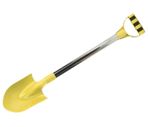 Sand Shovel Aluminum Handle Pastel Yellow 60cm