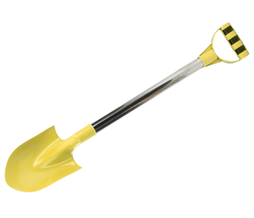 Sand Shovel Aluminum Handle Pastel Yellow 60cm