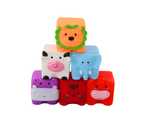 Soft Educational Bath Blocks Animals