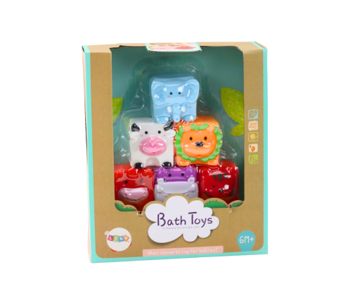 Soft Educational Bath Blocks Animals