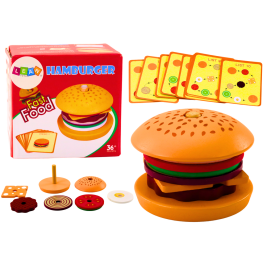 Wooden Hamburger 8 El Cards With Recipes 10 Pcs