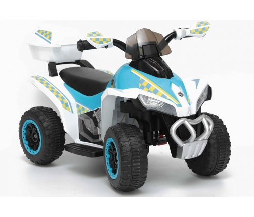 Electric Ride-On Police Quad YSA021A White