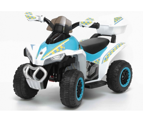 Electric Ride-On Police Quad YSA021A White