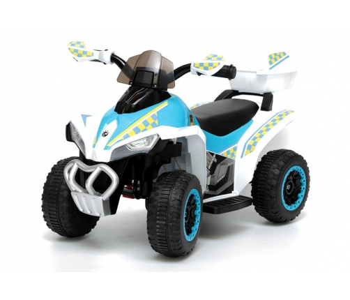 Electric Ride-On Police Quad YSA021A White