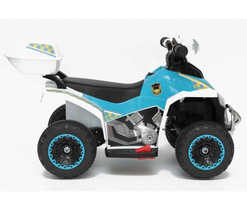 Electric Ride-On Police Quad YSA021A White